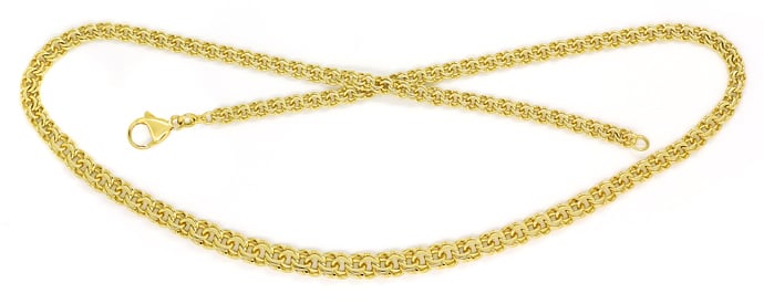 Foto 1 - Damen Goldkette Garibaldi im Verlauf in massiv Gelbgold, K3191